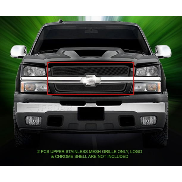 02-06 CHEVY AVALANCHE/03-05 SILVERADO 1500 MAIN UPPER MESH GRILLE GRILL INSERT 02-06 CHEVY AVALANCHE/03-05 SILVERADO 1500 MAIN UPPER MESH GRILLE GRILL INSERT